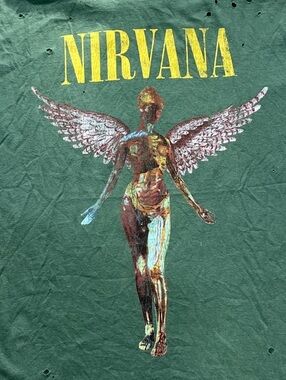 Nirvana Preowned XL Distressed T-shirt